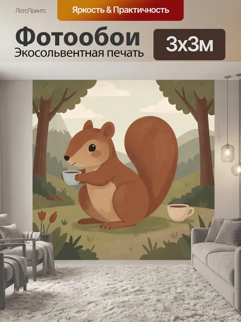 300 × 300 см · Экосольвентная печать