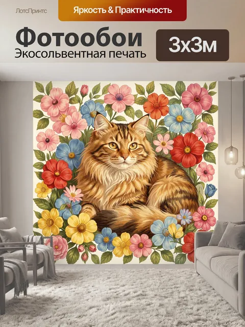 300 × 300 см · Экосольвентная печать
