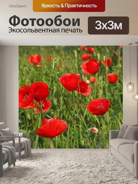Фотообои Маки