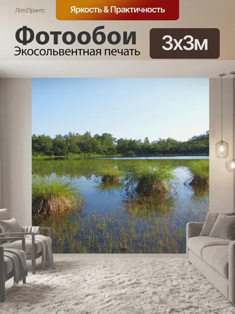 Фотообои Лесное озеро