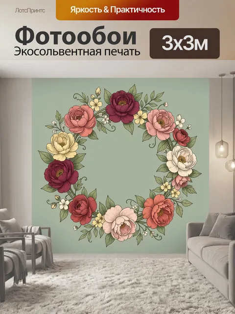 300 × 300 см · Экосольвентная печать