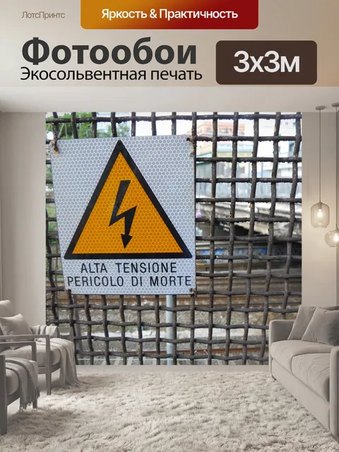 Фотообои Высокое напряжение