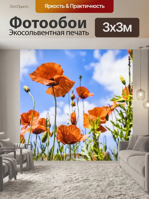 Фотообои Маки