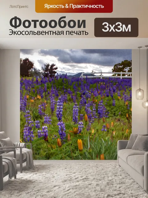 Фотообои Живопись Полевых цветов