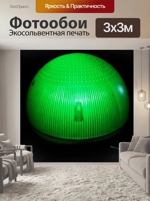 Фотообои зеленый солнечный свет