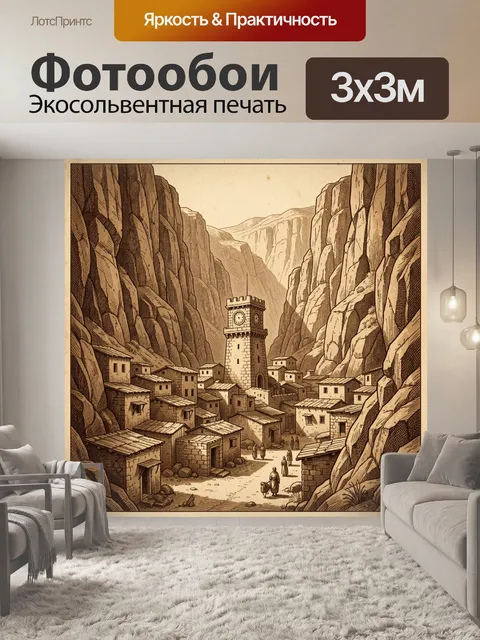 300 × 300 см · Экосольвентная печать