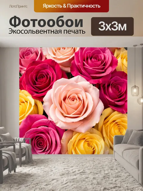 300 × 300 см · Экосольвентная печать