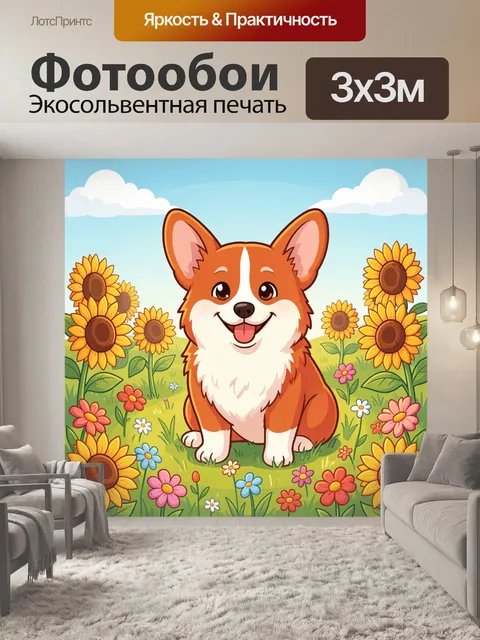 300 × 300 см · Экосольвентная печать