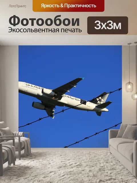 Фотообои Взлет самолета