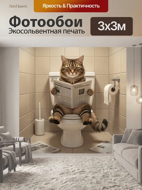 300 × 300 см · Экосольвентная печать