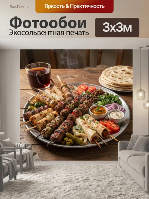 300 × 300 см · Экосольвентная печать