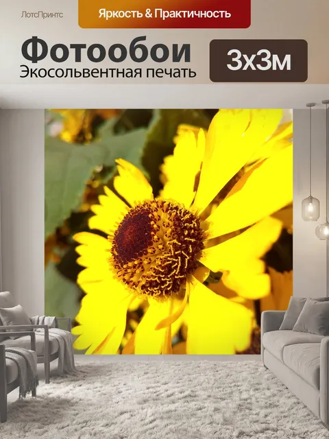 Фотообои Жёлтый