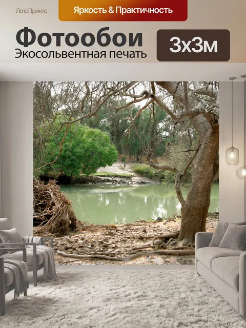 Фотообои Дерево на берегу реки