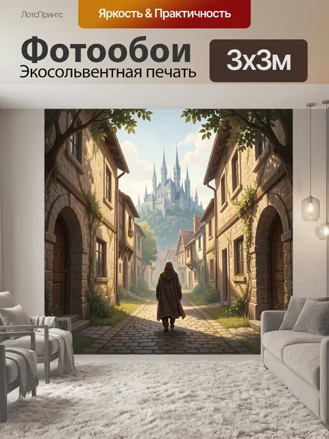 300 × 300 см · Экосольвентная печать