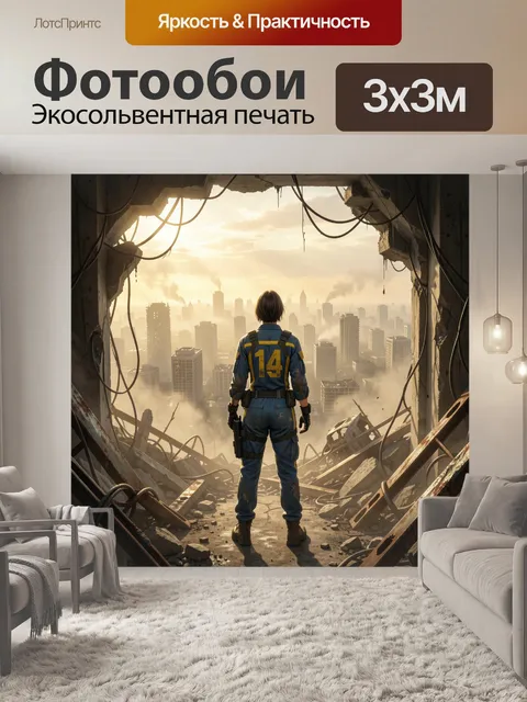 300 × 300 см · Экосольвентная печать