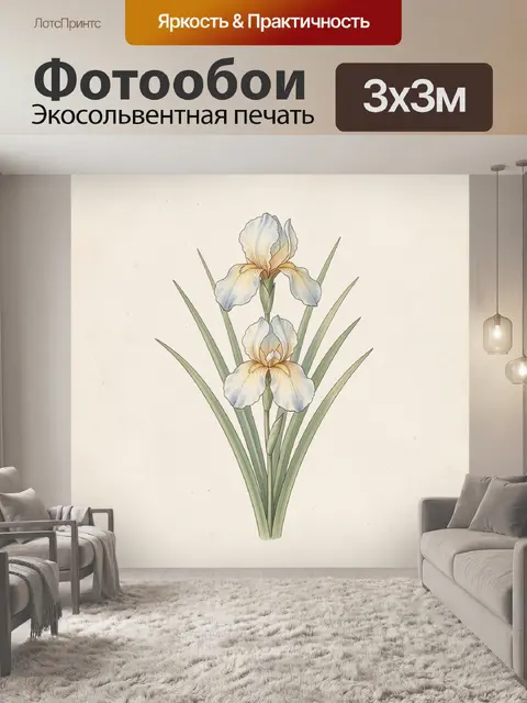 300 × 300 см · Экосольвентная печать