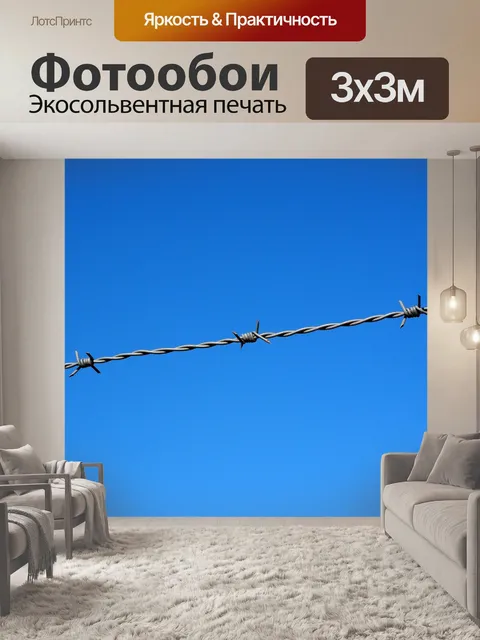 Фотообои Колючая проволока