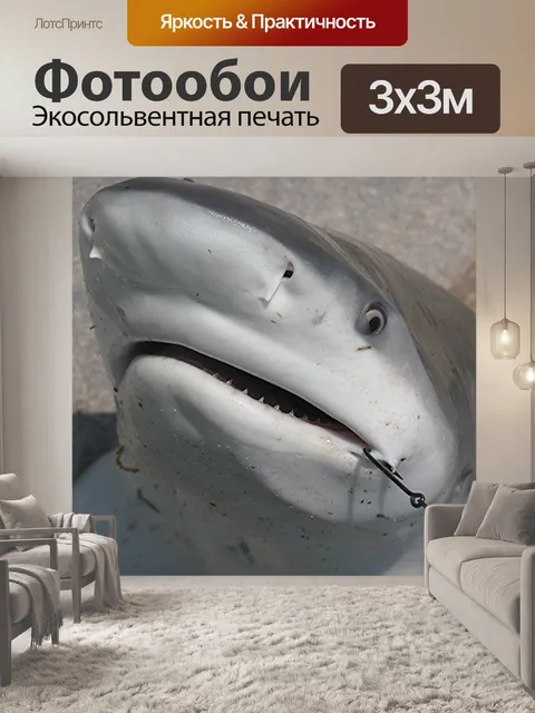 Фотообои Захват Акула выхода