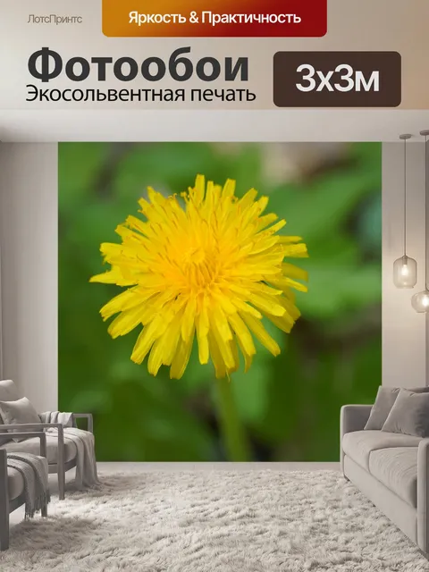 Фотообои Желтый