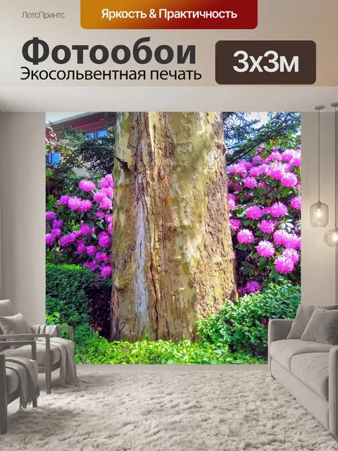 Фотообои Сикамор и Рододендрон