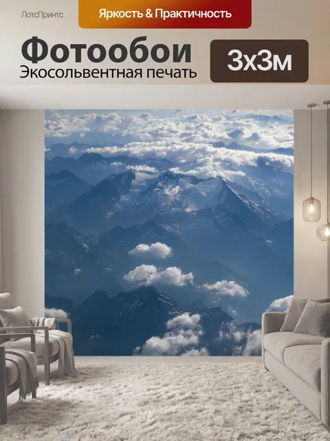 Фотообои Просмотр полёта самолета 907