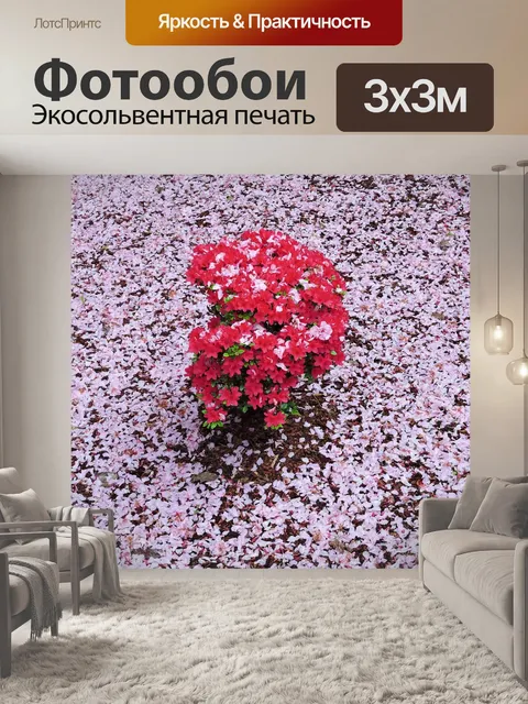 Фотообои Розовый