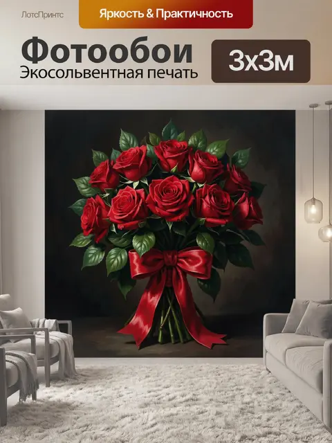 300 × 300 см · Экосольвентная печать
