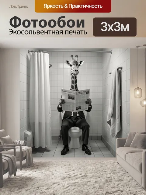 300 × 300 см · Экосольвентная печать