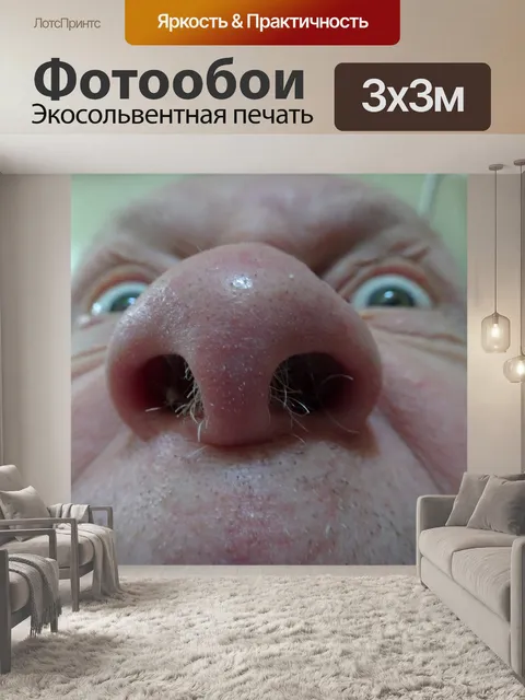 Фотообои Волосатый нос