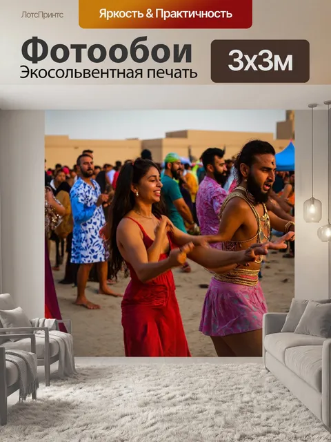 Фотообои египет, музыка и танцы на открытом воздухе во время праздника