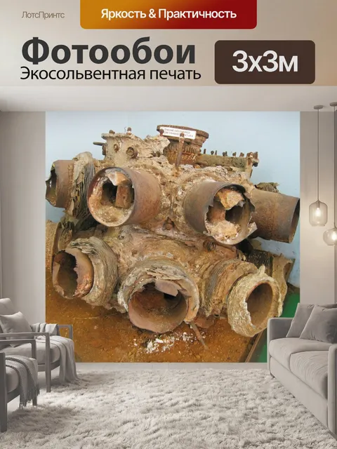Фотообои коррозия двигателя Вентура