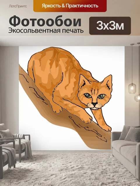 Фотообои Жизнь кота 8