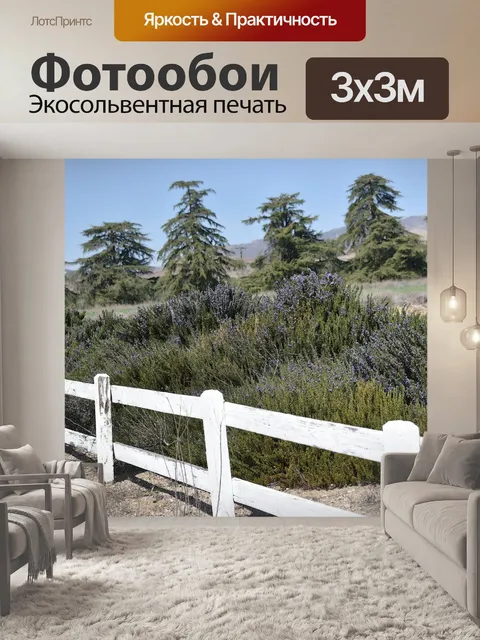 Фотообои Сиреневый Хутор