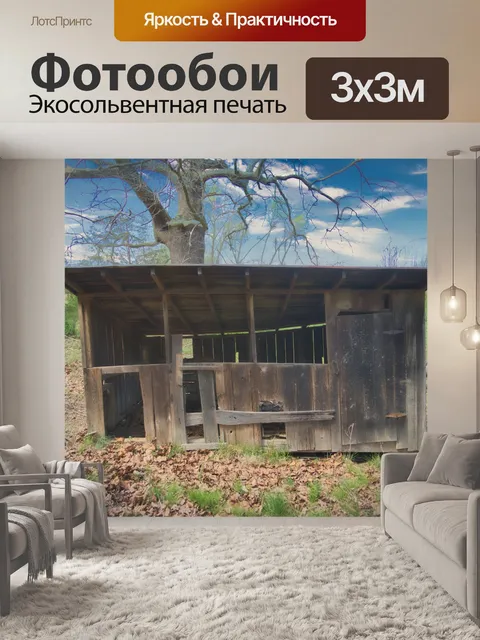 Фотообои Старое деревянное здание