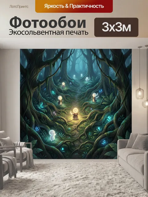 300 × 300 см · Экосольвентная печать