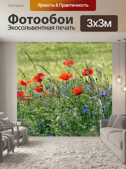 Фотообои Мак