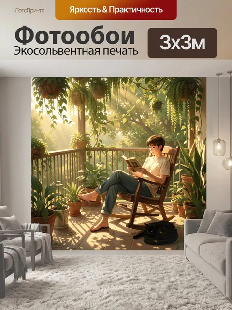 300 × 300 см · Экосольвентная печать