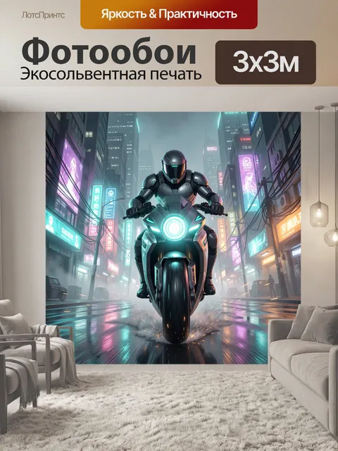300 × 300 см · Экосольвентная печать