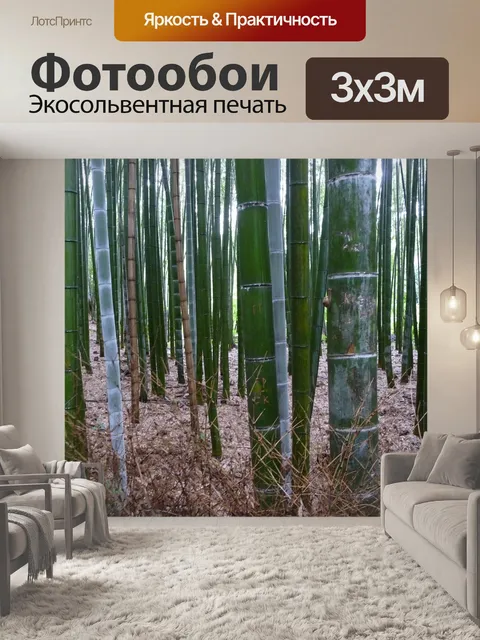 Фотообои Бамбуковый лес