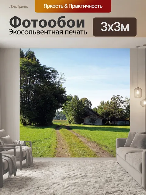Фотообои Грязная дорога