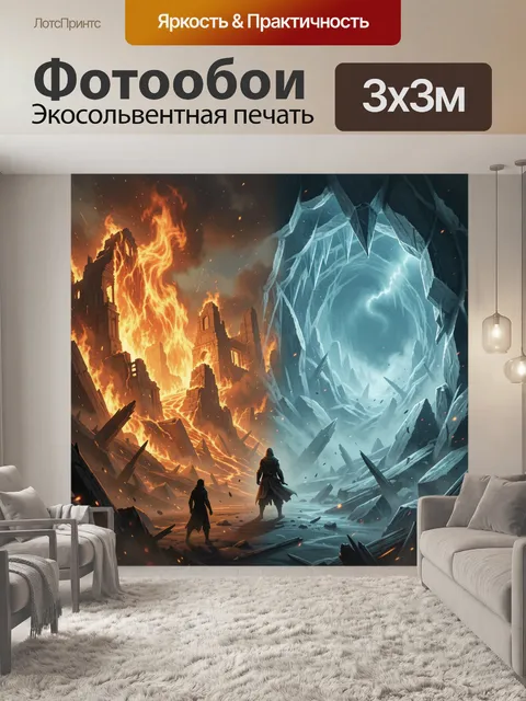 Фотообои Мир огня и льда