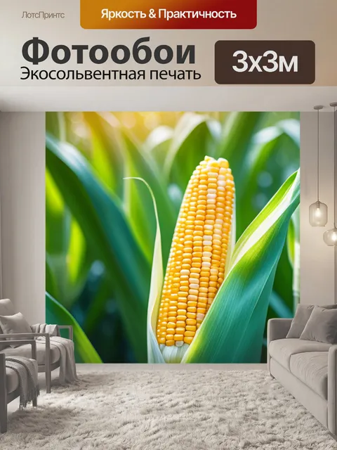 Фотообои с колосьями