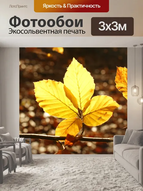 Фотообои Листья