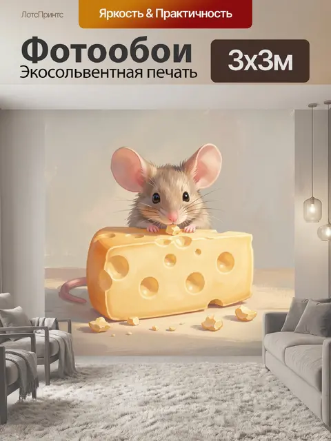 300 × 300 см · Экосольвентная печать