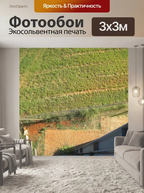 Фотообои с высоты птичьего полета от контрольной