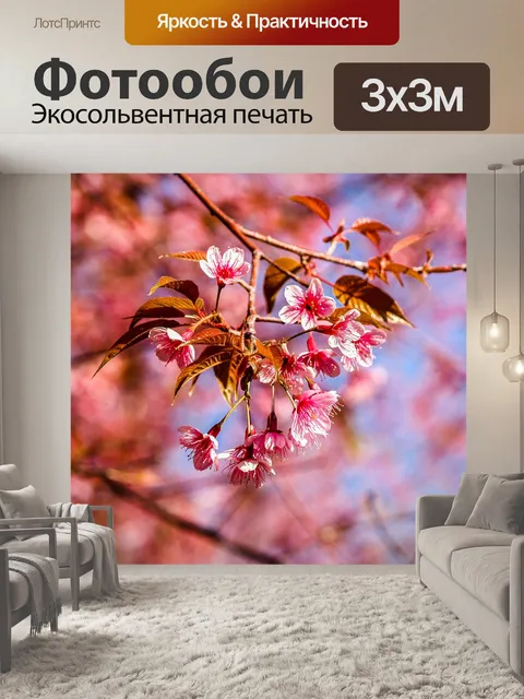 Фотообои Дикая гималайская вишня
