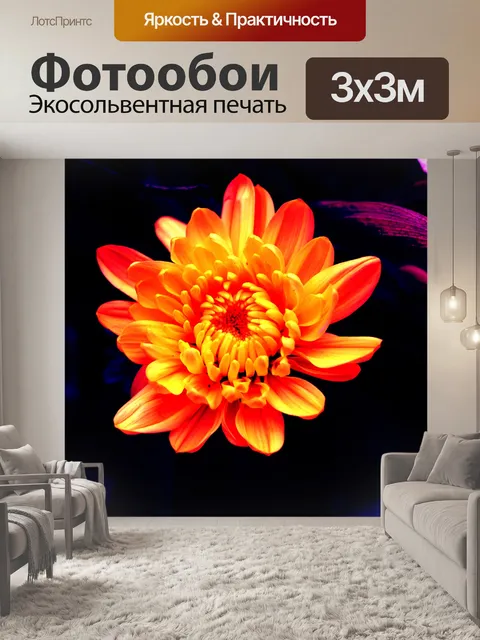 Фотообои светящейся нити накаливания