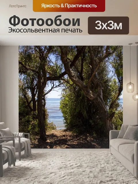 Фотообои Деревья и Океан