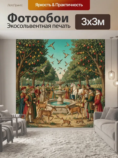 300 × 300 см · Экосольвентная печать