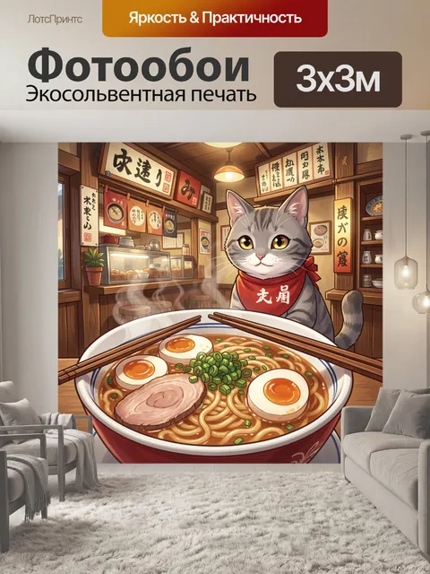 300 × 300 см · Экосольвентная печать